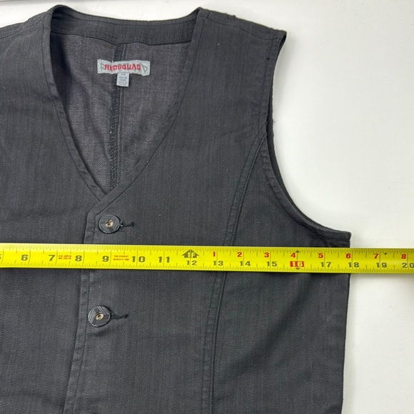 Redsquad Black Button-Up Vest size small - Picture 7 of 10